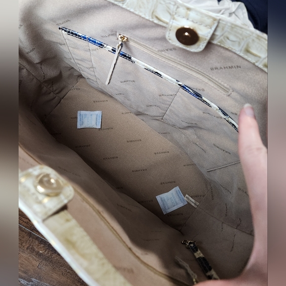 Brahmin Jaguar Ombre Melbourne Handbag and Wallet - Picture 8 of 14